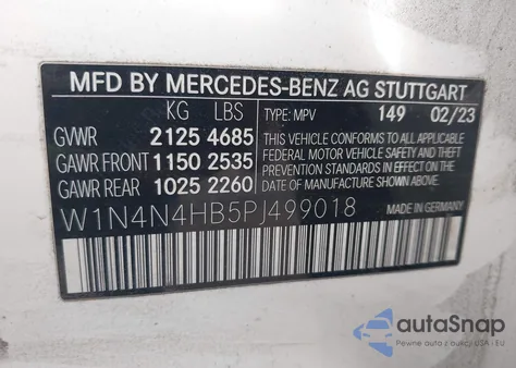 2023 Mercedes-Benz Gla 250 4Matic z USA, uszkodzony, nr VIN W1N4N4HB5PJ499018